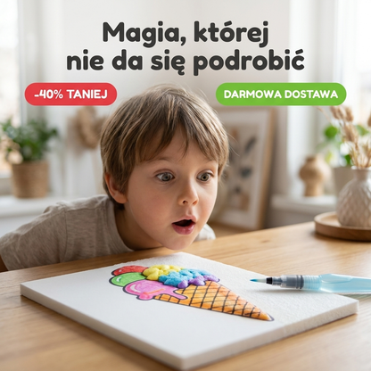 Zestaw magicznych gąbeczek do rysowania 3D